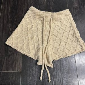 Amenah knit draw string shorts